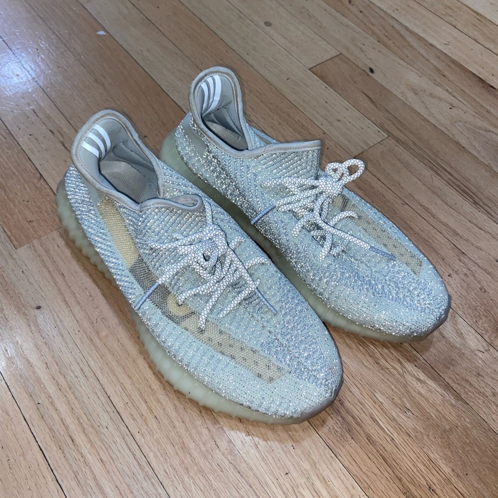 Yeezy Adidas boost 350 V2 white reflective